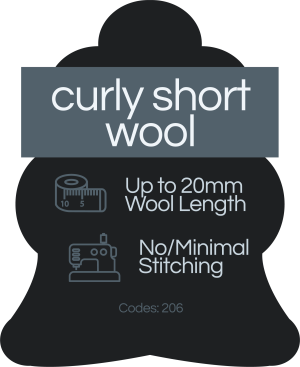Sheepskins Single Curly Short