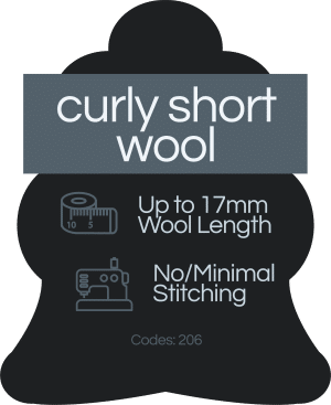 Sheepskins Single Curly Short