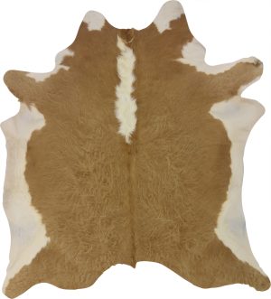 COWHIDE BEIGE & WHITE XXL