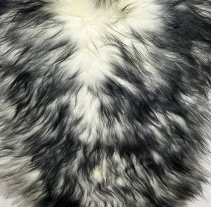 NATURAL WHITE DYED DARK TOP